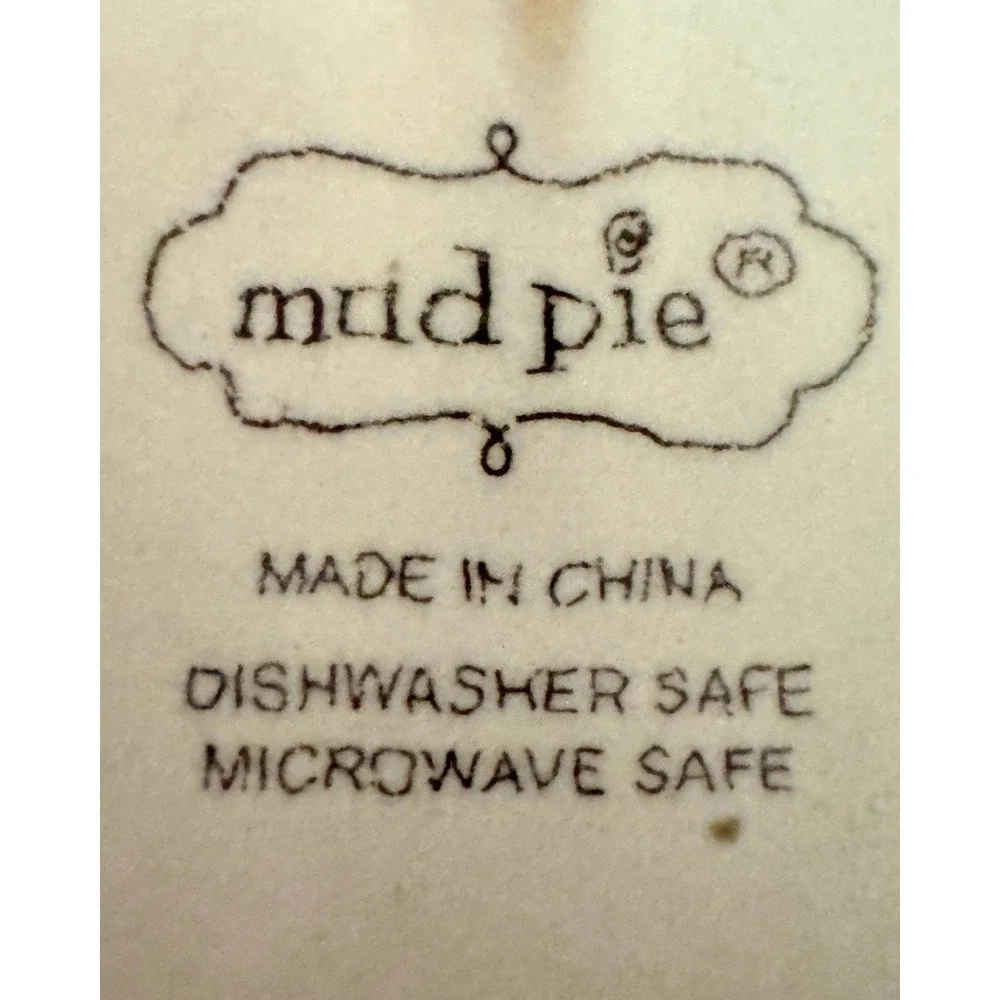 Mud Pie Merry Truck Ceramic Christmas Cracker Or Candy Dish Red Vintage Truck